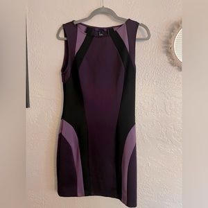 Forever 21 Purple Color Block Dress Large